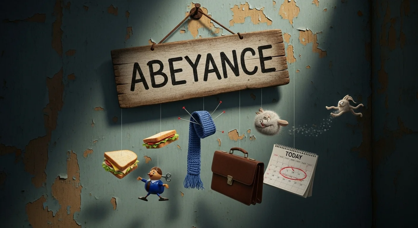 Abeyance Meaning in Example Sentences 2026