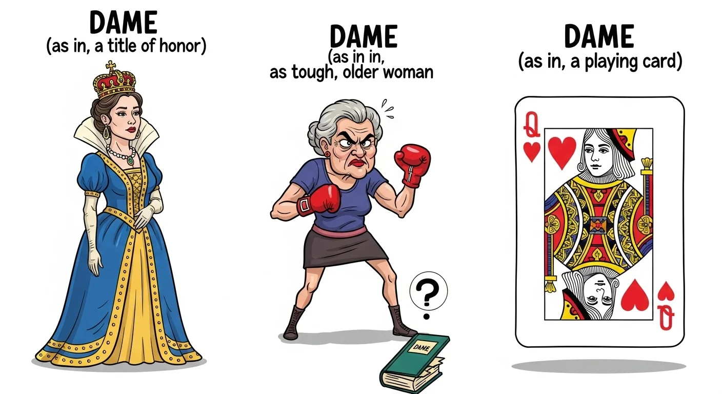 Dame Meaning in Example Sentences 2026
