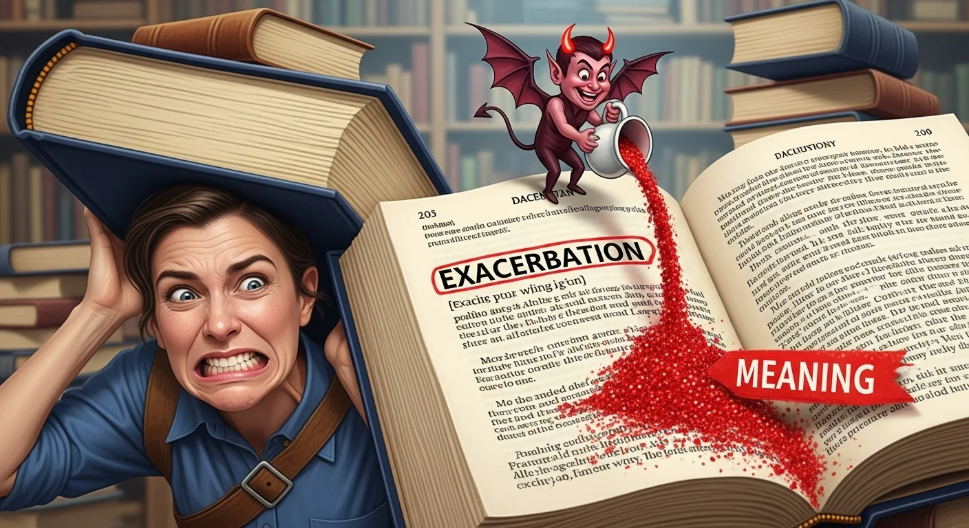 How People Use “Exacerbation” in Real Conversations