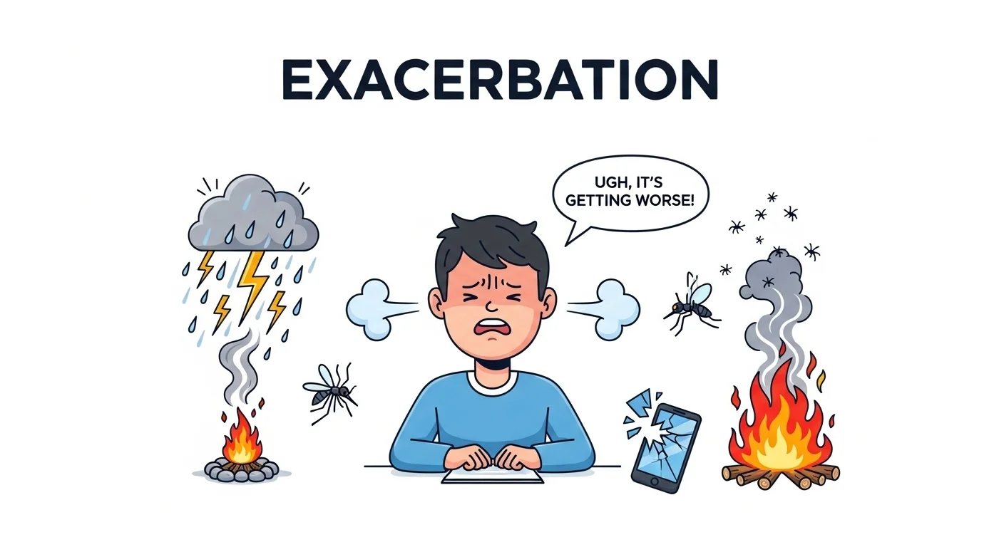 How to Use “Exacerbation” Correctly in Writing