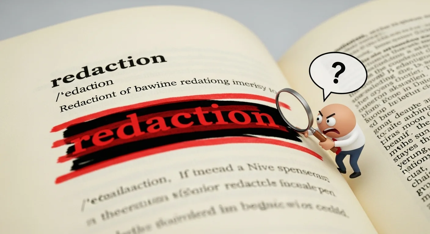Redaction Meaning in Simple Words 2026