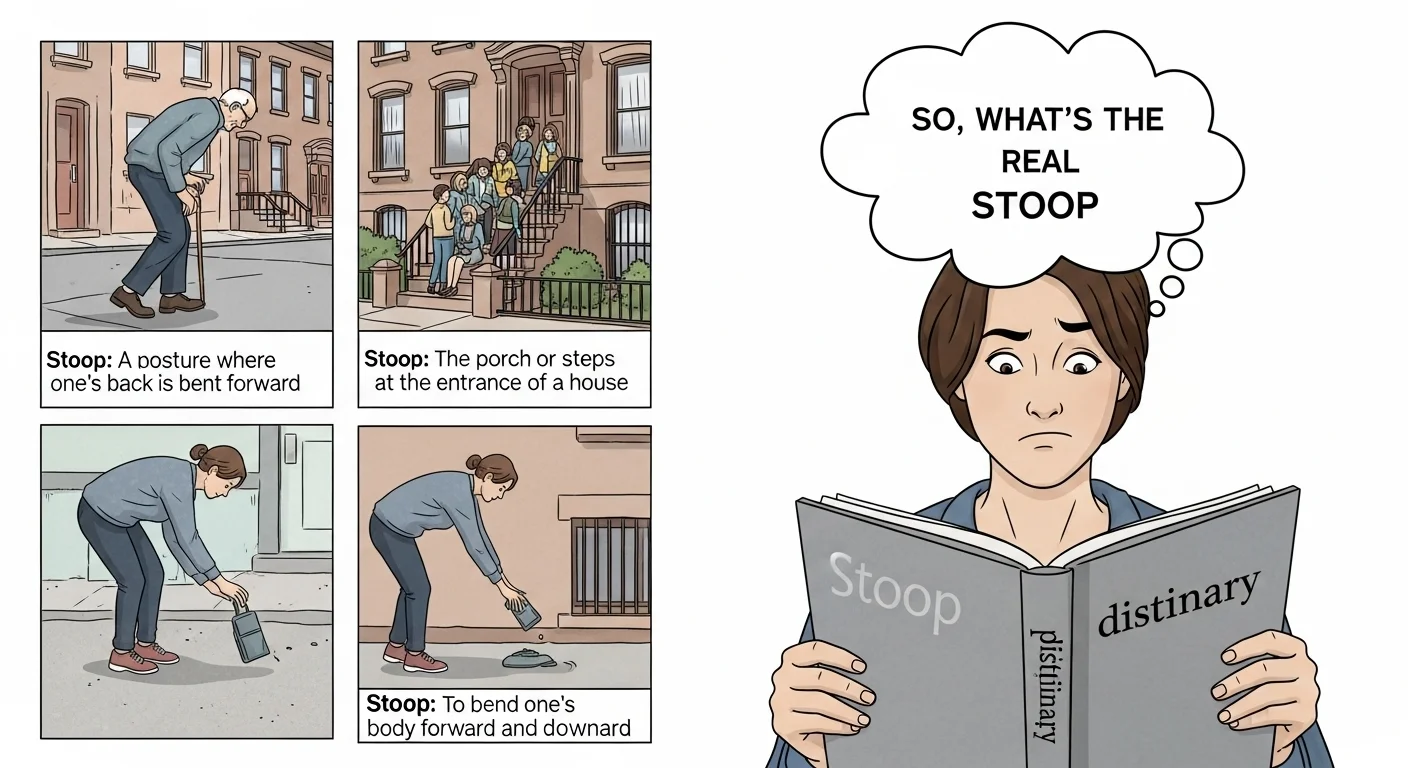 Related Words You May See with Stoop