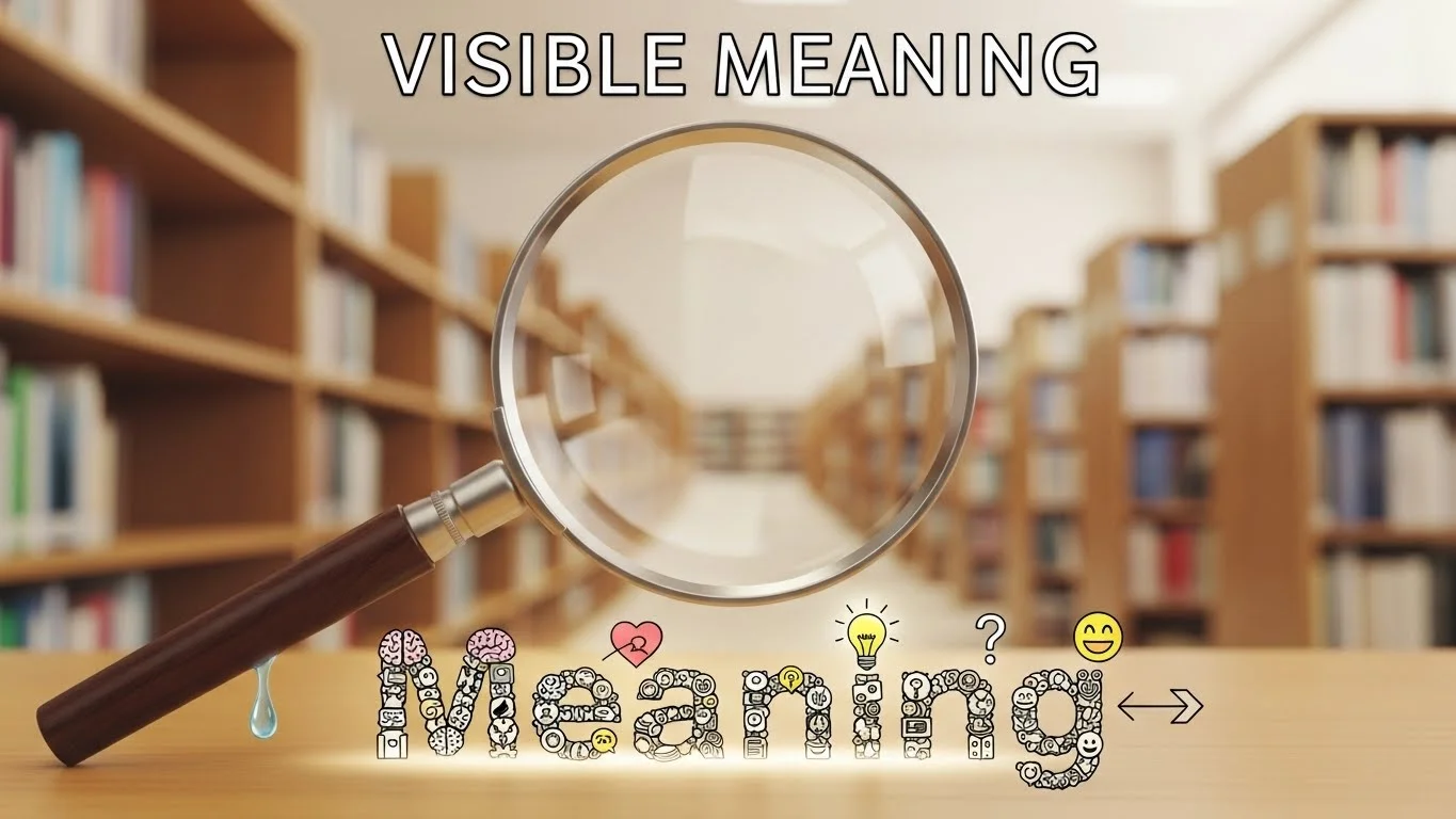 Visible Meaning in Simple Words 2026