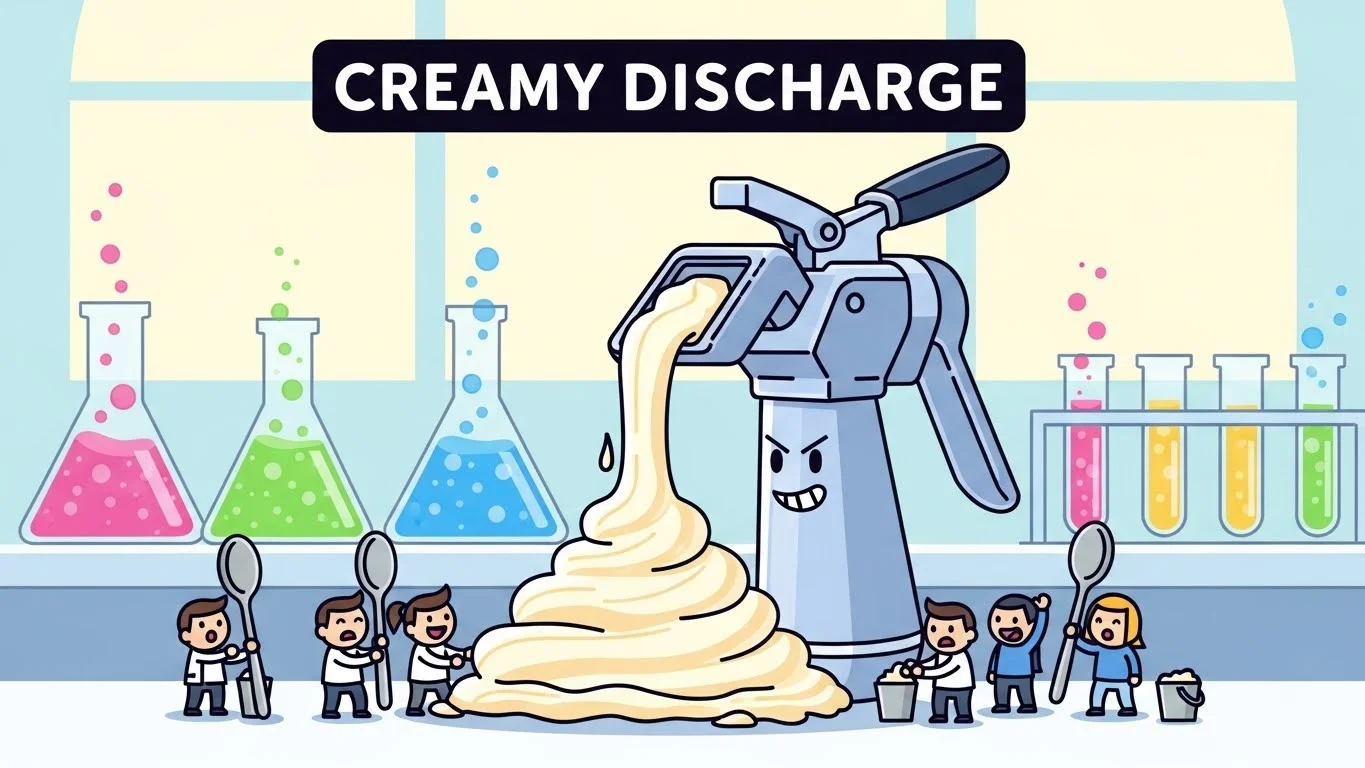 What Does “Creamy Discharge” Mean