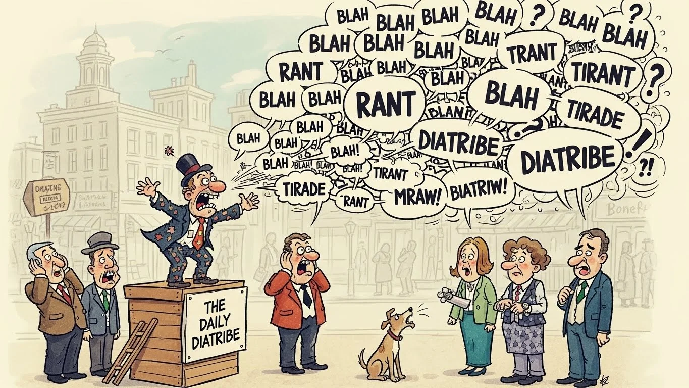 What Does “Diatribe” Mean