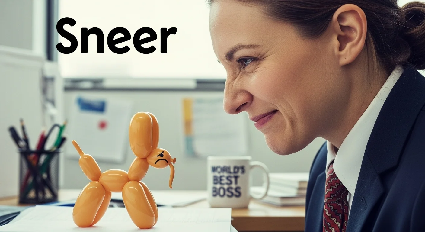 What Does “Sneer” Mean