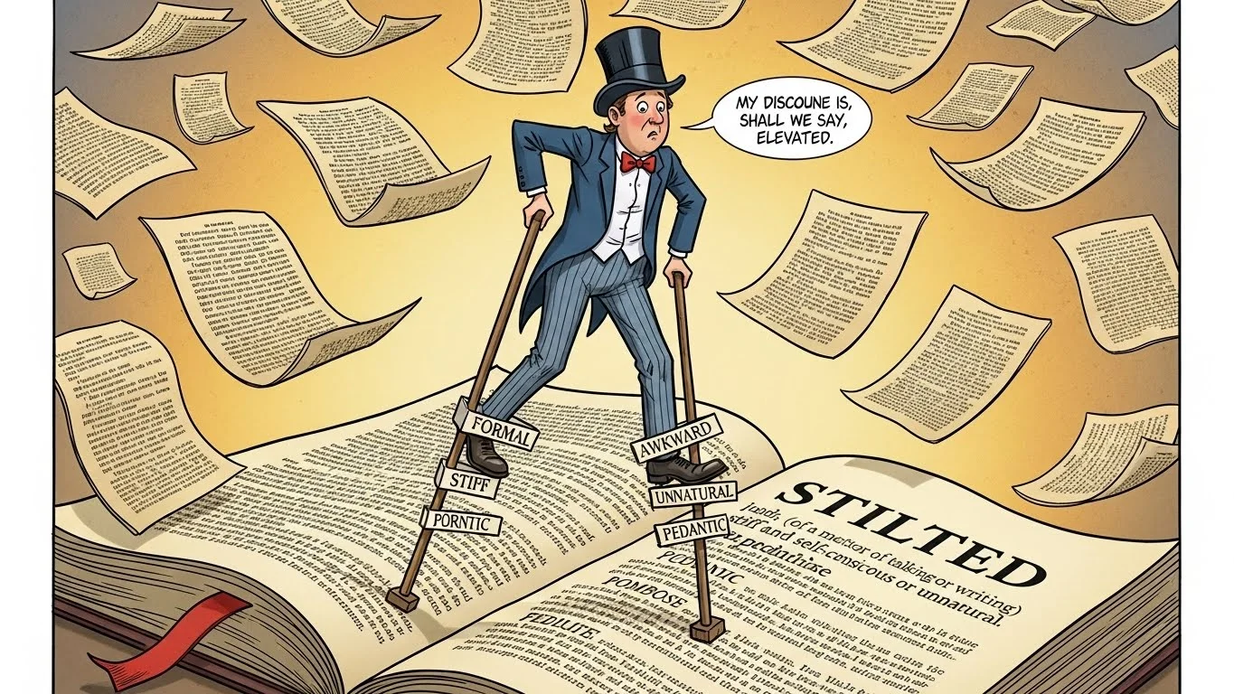 What Does “Stilted” Mean