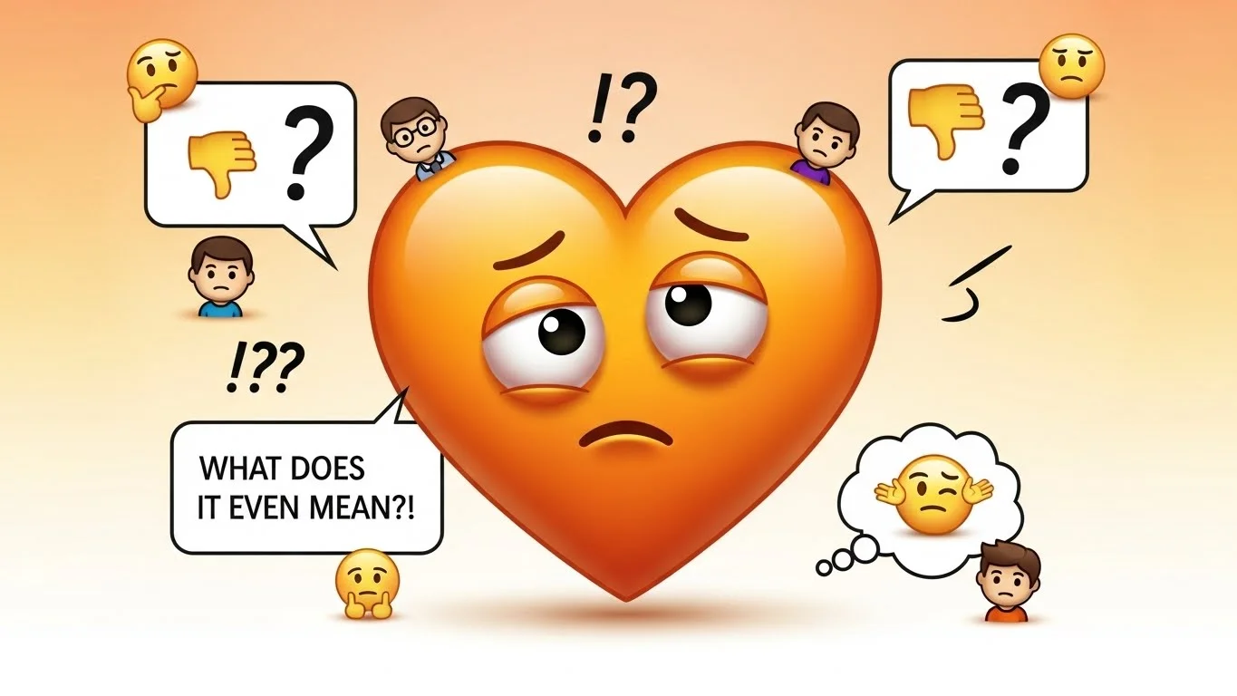 What Does the Orange Heart Emoji Mean