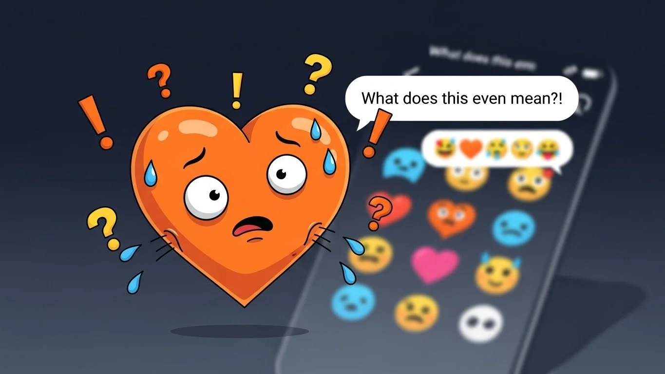 When to Use the Orange Heart Emoji