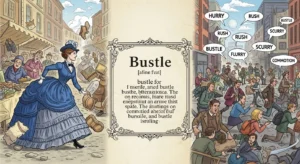 bustle meaning