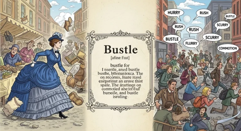 bustle meaning