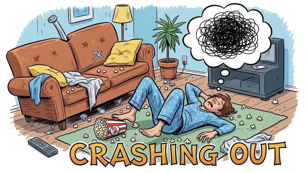 crash out meaning slang