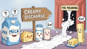 creamy discharge meaning