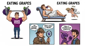 eating grapes meaning