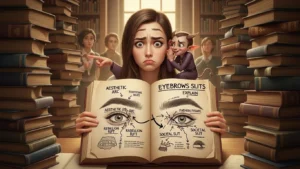 eyebrow slits girl meaning