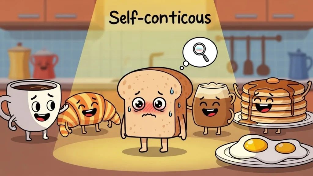 self conscious meaning