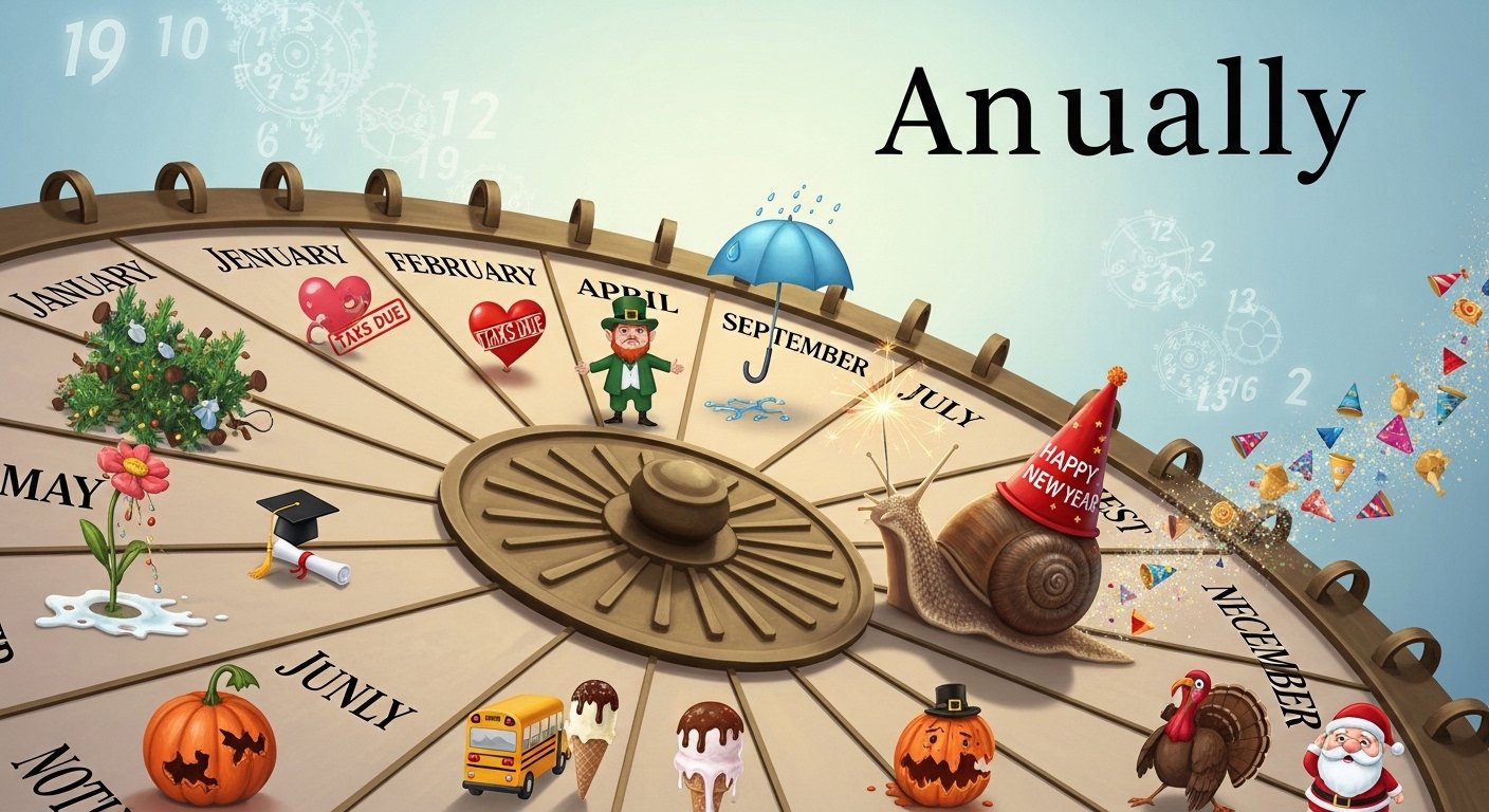 Annually Meaning in Urdu