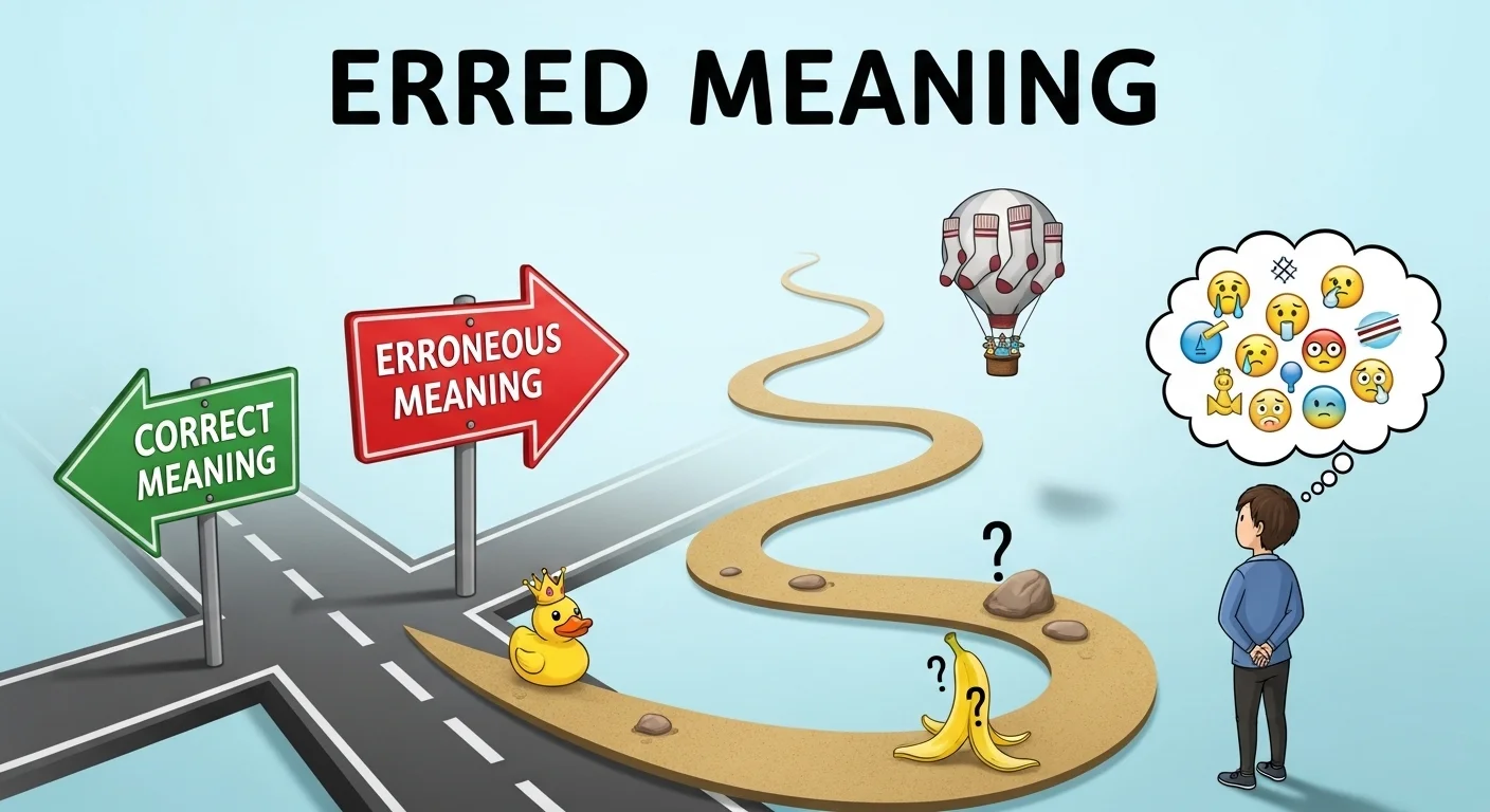 Erred Meaning in Law