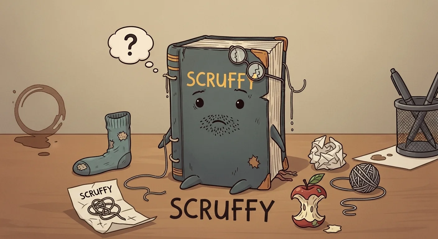 Scruffy Meaning in Urdu