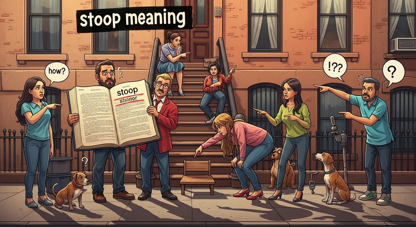 Stoop Meaning in Urdu