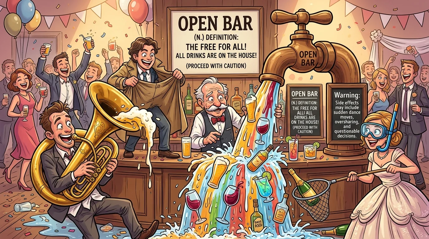 Open Bar Meaning Slang